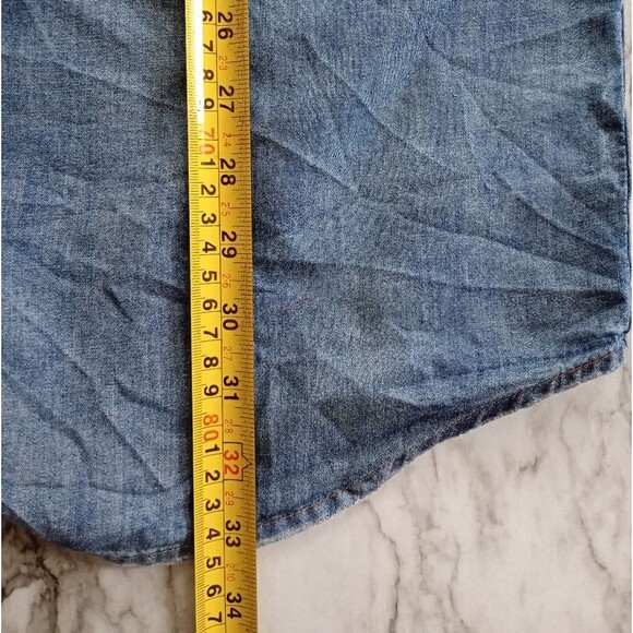 Jessica Simpson Denim Color Shirt Dress Size XS - Picture 8 of 10
